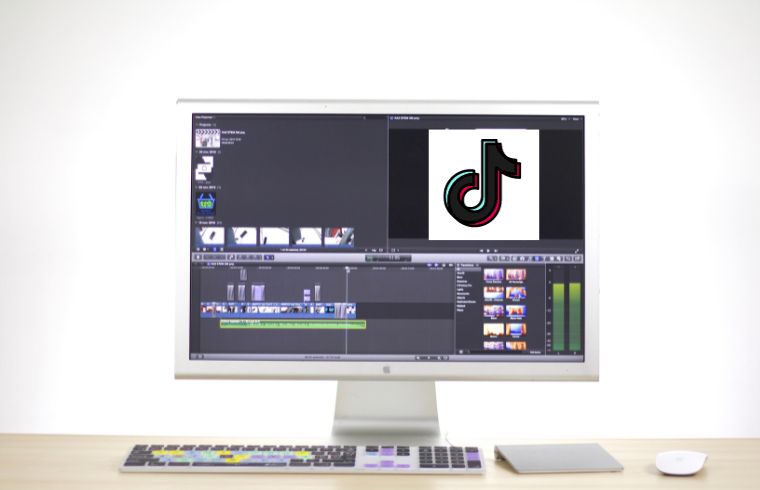 Photographie d'un logiciel de montage vido pour TikTok