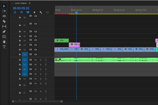premiere pro fonctionnalité